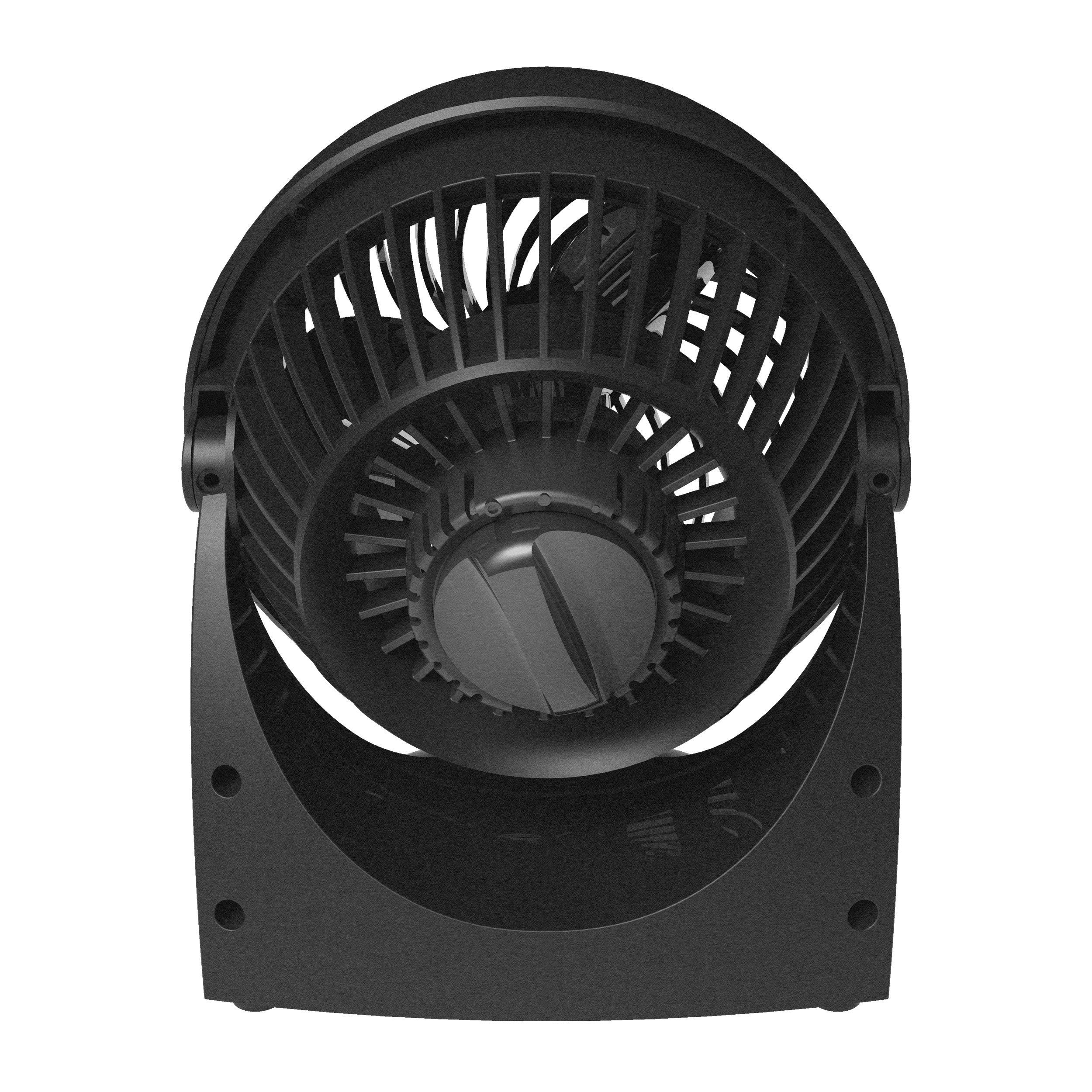Vornado 133 Small Room Air Circulator Fan, 2 Speeds, Adjustable Head, Table Fan for Desk, Nightstand, Black - Image 5
