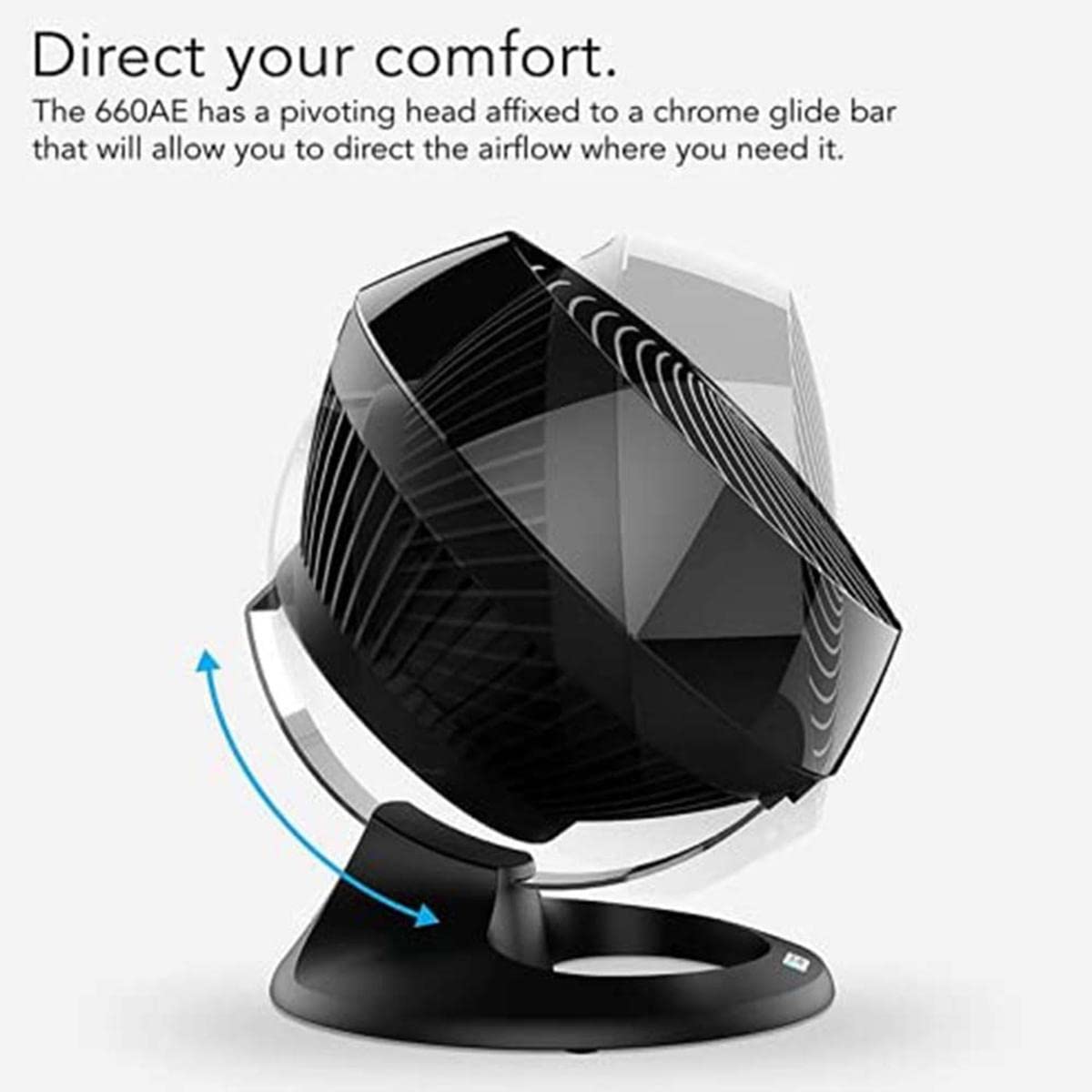 Vornado 660 AE Large Whole Room Works with Alexa Air Circulator Fan with 4 Speeds, Black, A Certified for Humans Device - Image 5