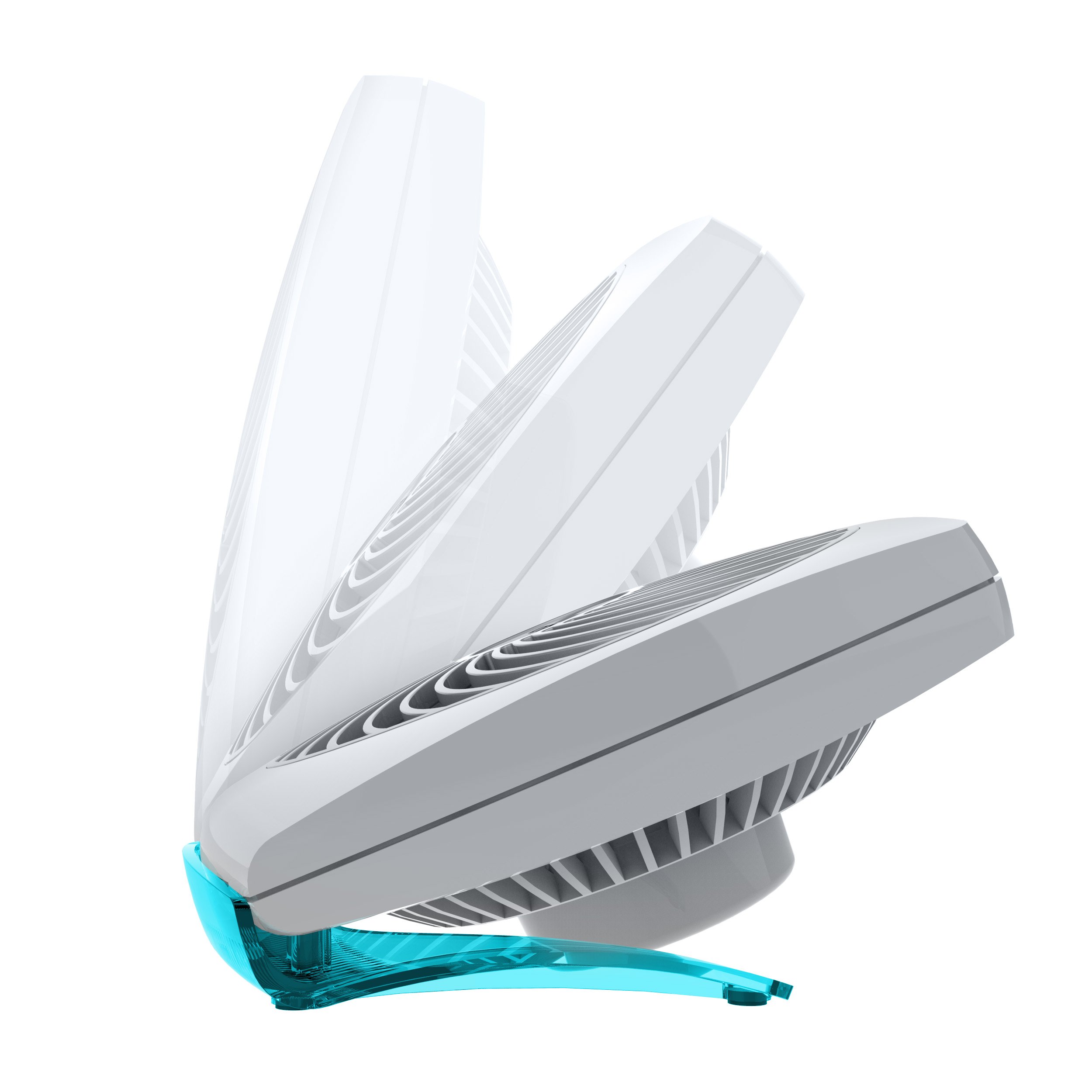 Vornado FIT Personal Air Circulator Fan with Fold-Up Design, Directable Airflow, Compact Size, Perfect for Travel or Desktop Use, Aqua - Image 3