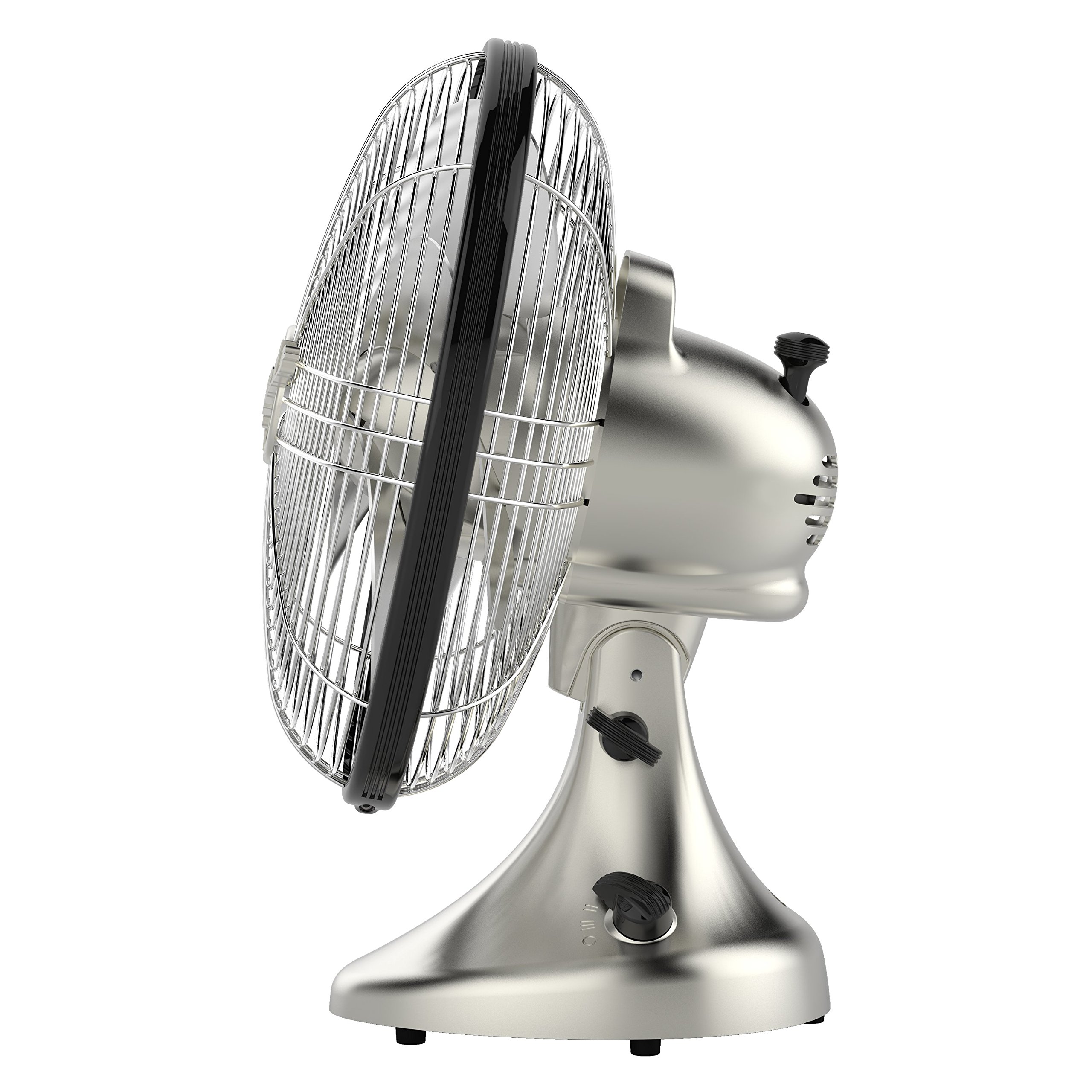 Vornado Silver Swan Vintage Oscillating Fan, Brushed Nickel - Image 5