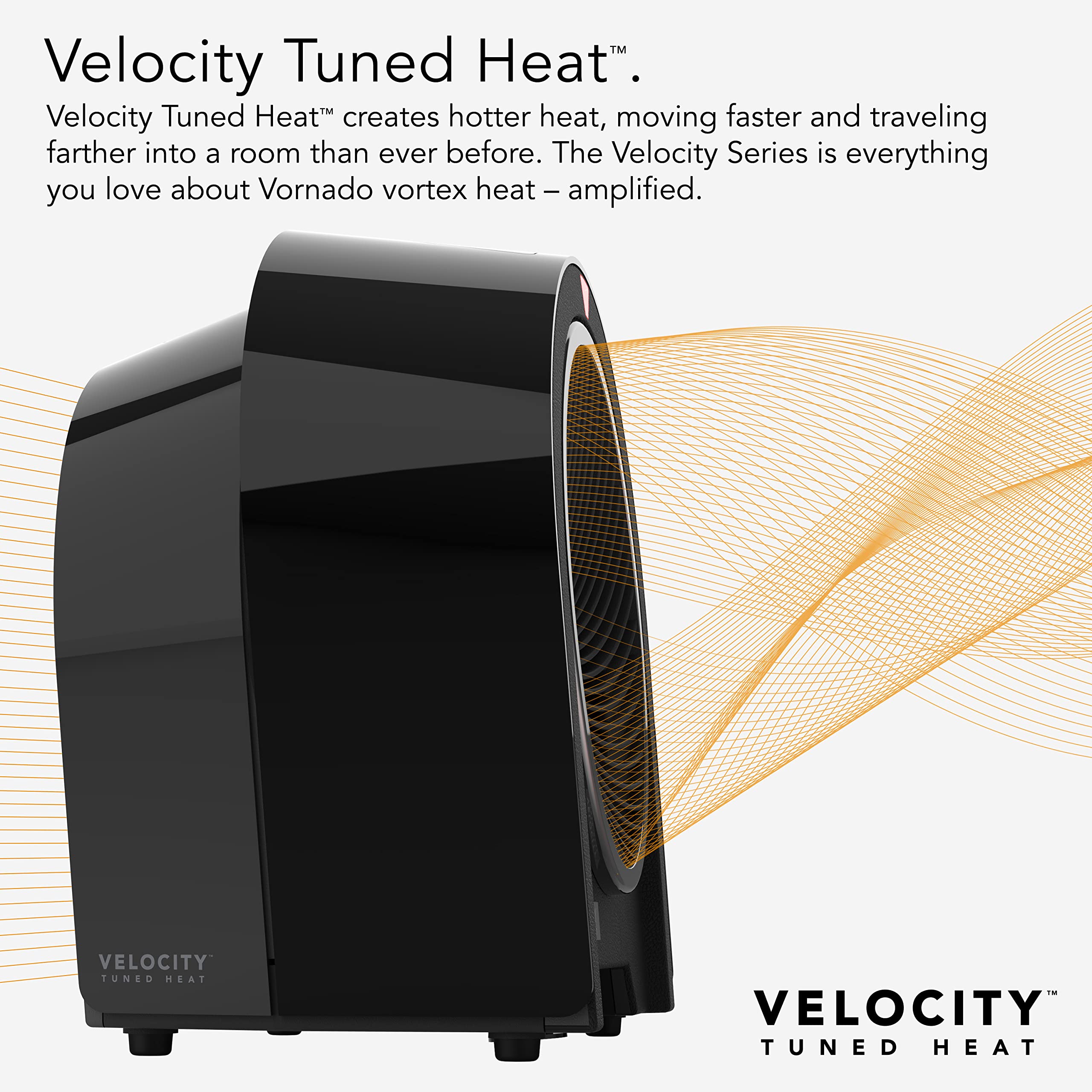 Vornado Velocity 5R (2025) Whole Room Space Heater with Remote, LED Touch Controls, Digital Thermostat, Locking Controls, 1-12 Hour Timer, Automatic Climate Control, Powerful Heater for Bedroom, Black - Image 5