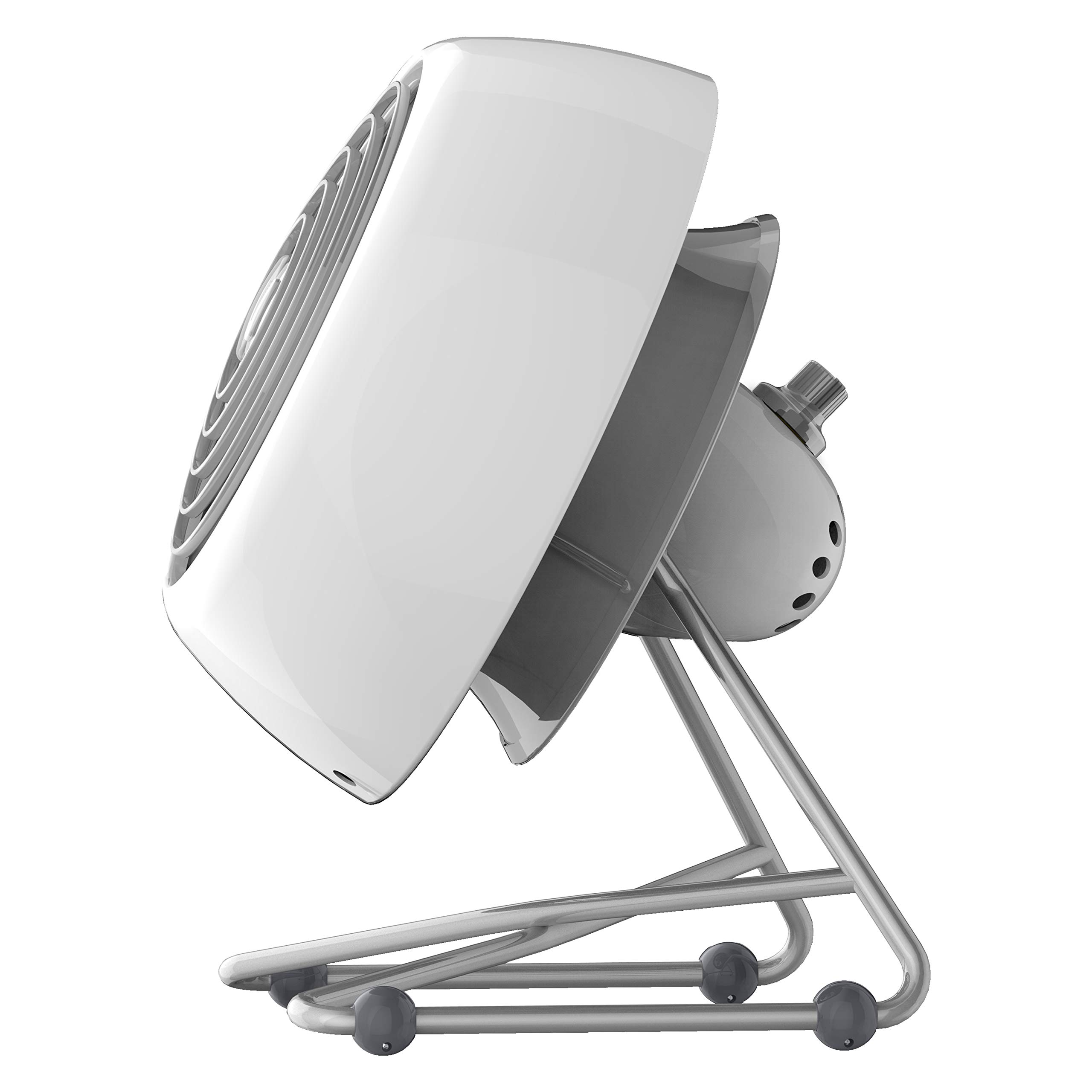 Vornado VFAN™ Mini Modern Personal Desk Fan with 2-Speed Control, Adjustable Tilt, Quiet Metal Air Circulator for Office, Bedroom, Dorm, Compact Desktop Cooling Device, Ice White - Image 5