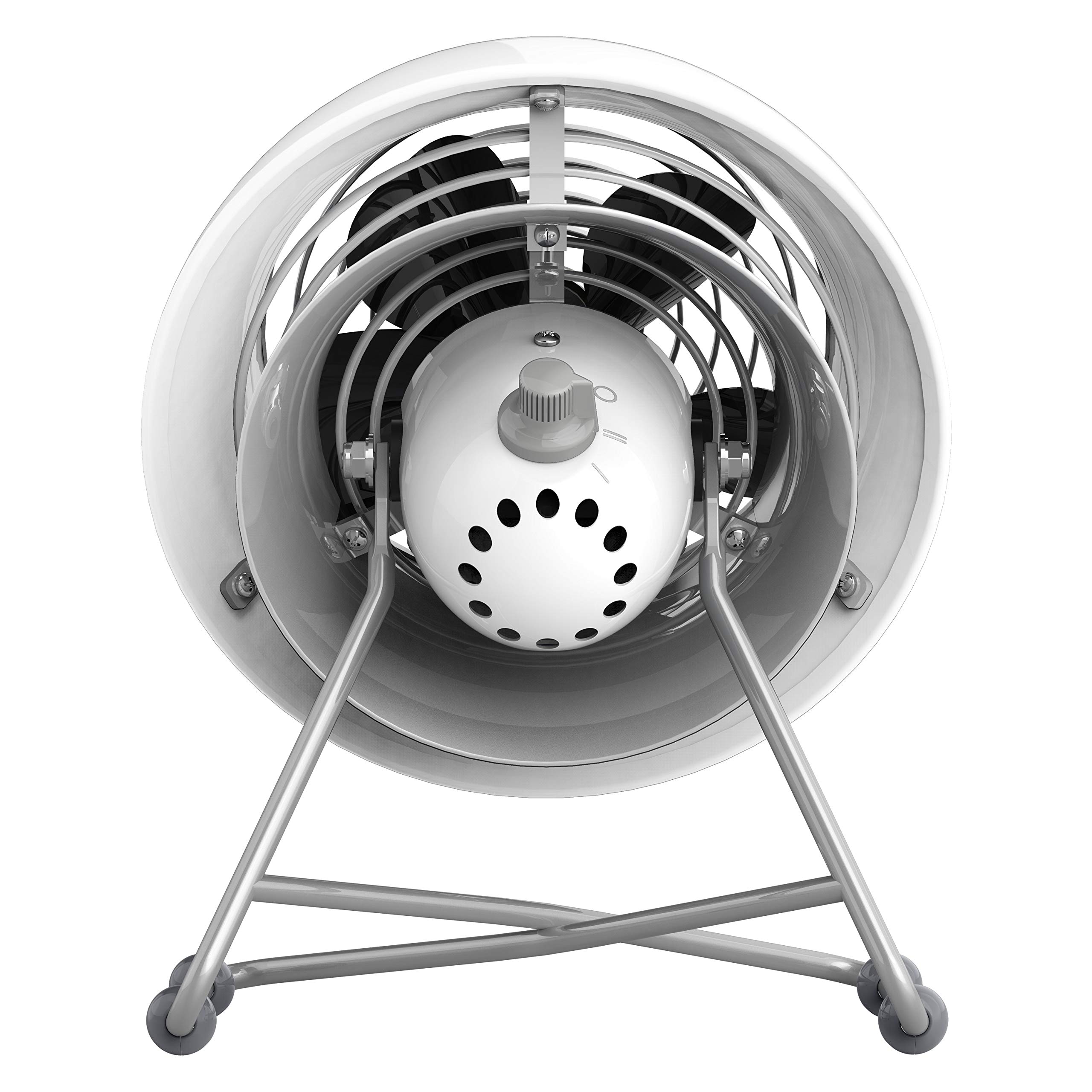 Vornado VFAN™ Mini Modern Personal Desk Fan with 2-Speed Control, Adjustable Tilt, Quiet Metal Air Circulator for Office, Bedroom, Dorm, Compact Desktop Cooling Device, Ice White - Image 6
