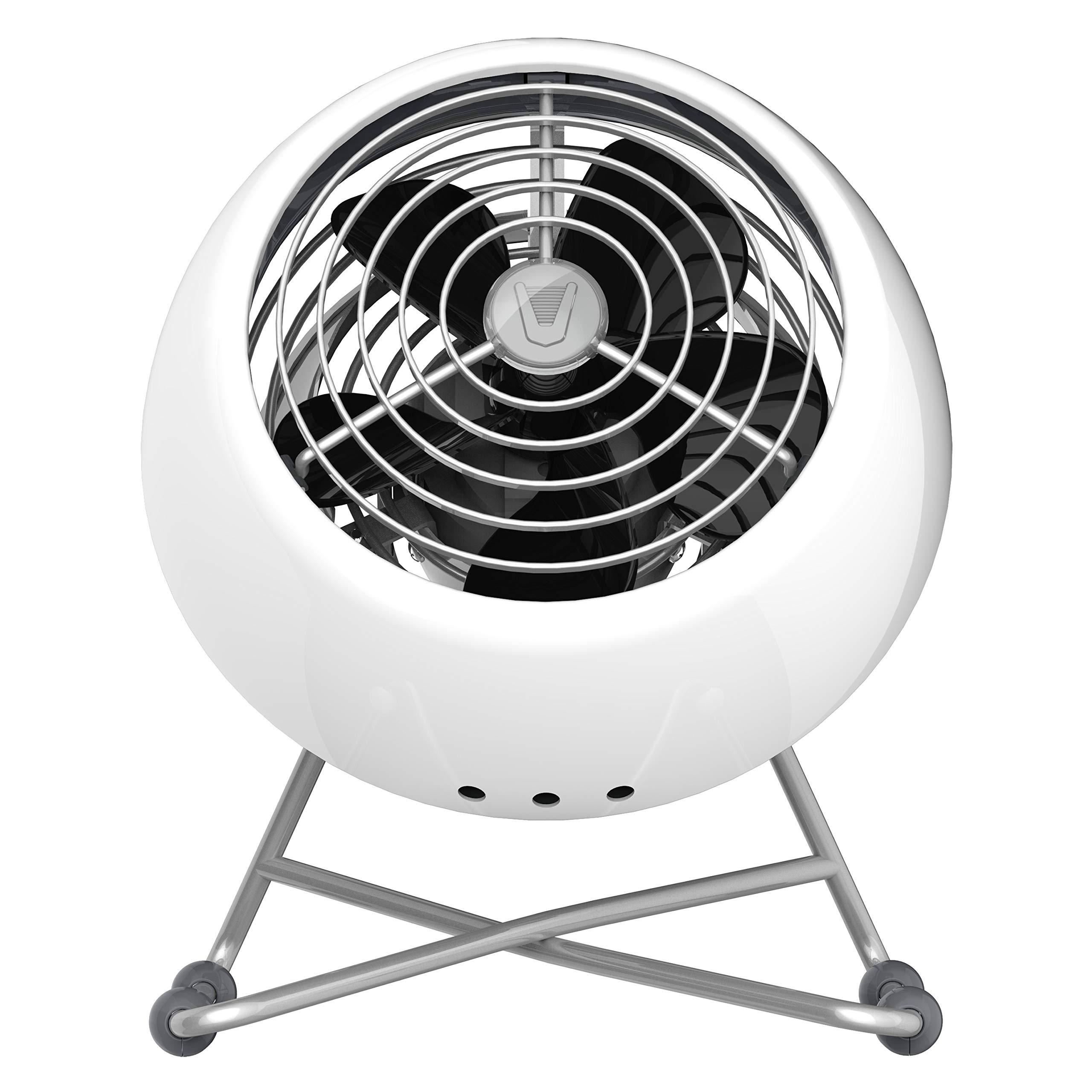 Vornado VFAN™ Mini Modern Personal Desk Fan with 2-Speed Control, Adjustable Tilt, Quiet Metal Air Circulator for Office, Bedroom, Dorm, Compact Desktop Cooling Device, Ice White - Image 7