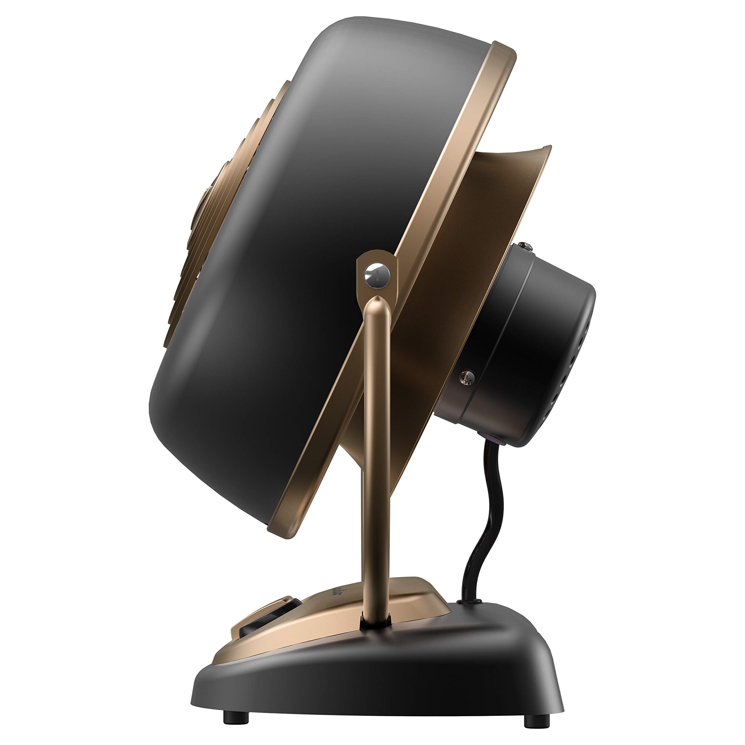 Vornado VFAN™ Vintage Air Circulator Fan, 3-Speed, Metal, Desktop Table Fan for Bedroom, Office, Cooling, with Adjustable Tilt Multi-Directional Airflow, Retro Design, Gunmetal - Image 5